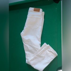 KATE SPADE Broome Street White Skinny Jeans Size 27